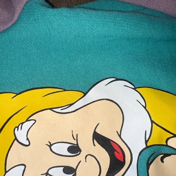 Cakeworthy Seven Dwarves Crewneck Adult Sweatshirt Vintage 90s Small - Picture 10 of 14